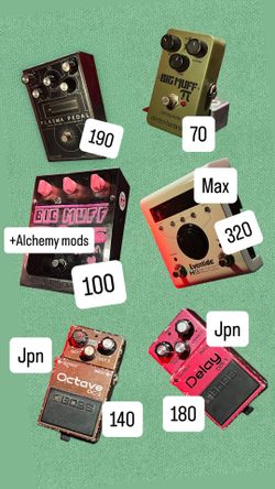 Guitar pedals for sale