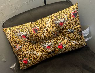 Ed Hardy Leopard Print Decorative Pillow