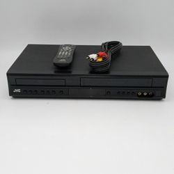 JVC,VCR/DVD Player with Remote And Cable. Works Fine!