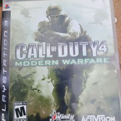 Call Of Duty 4  Modern Warfare Playstation 3