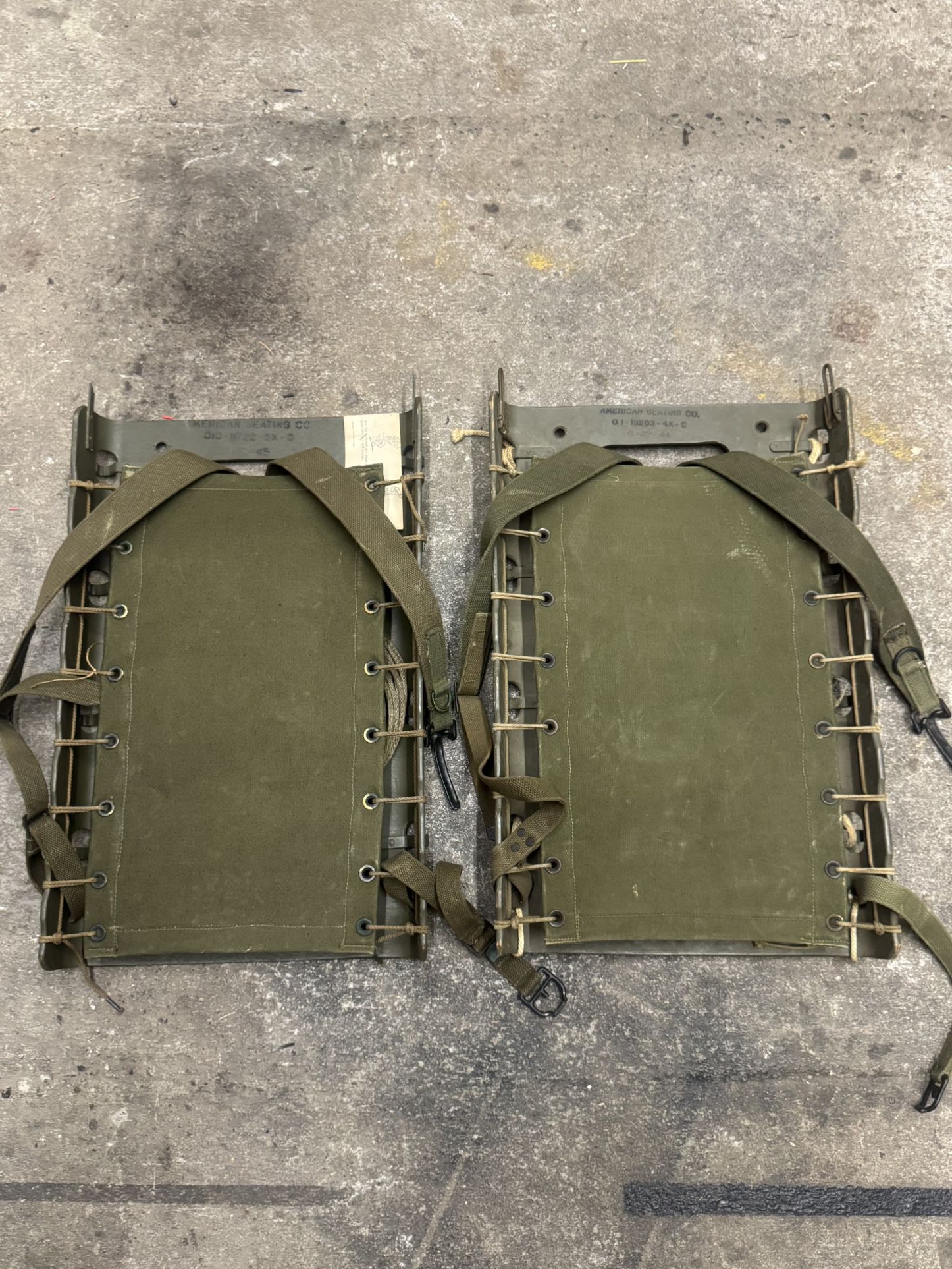 US ARMY, G.I. WWII Pack board x2