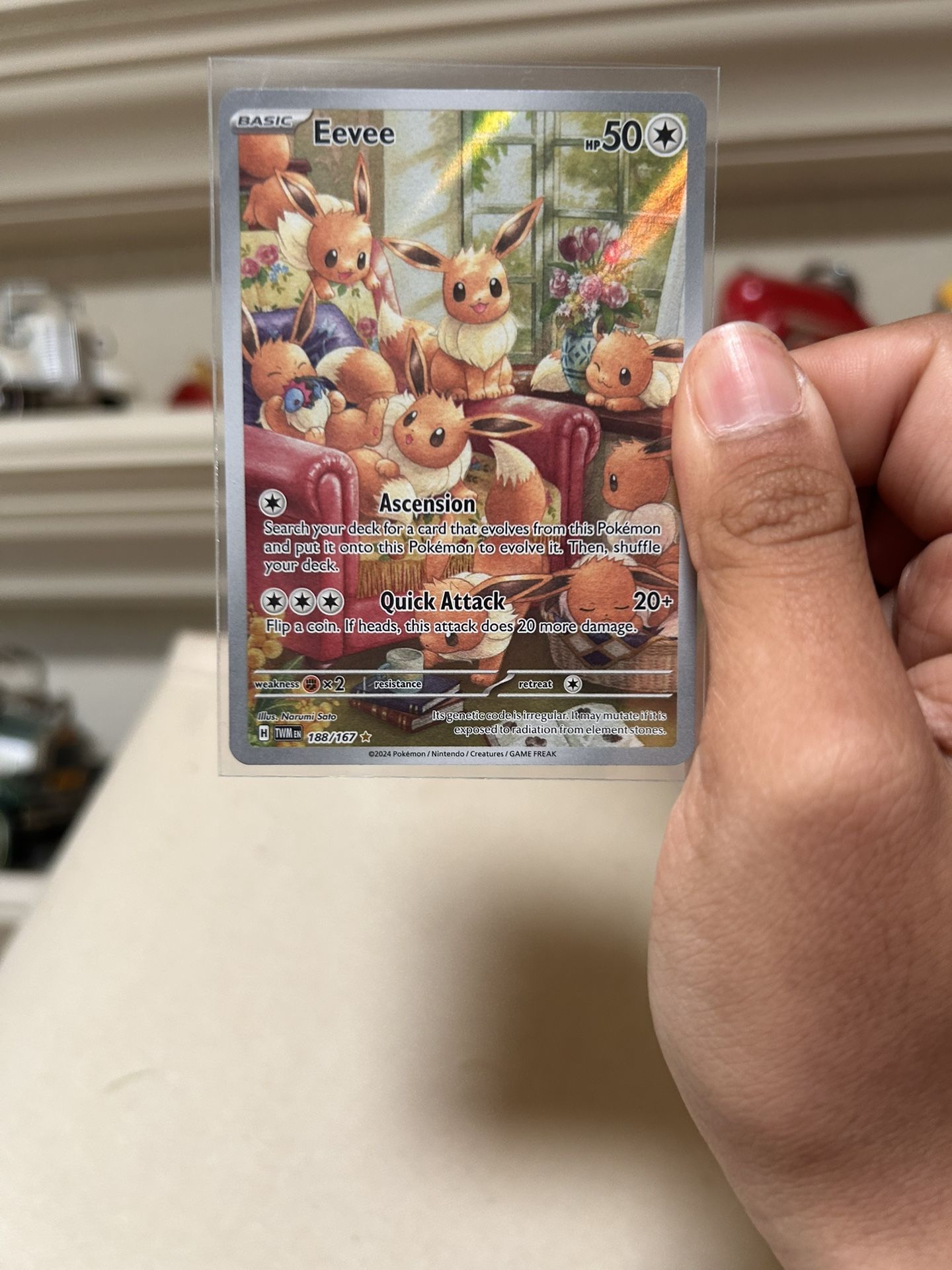Basic Evee Full Art Card