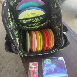 Dynami Discs Disc Golf Bag w/ Discs and Accessories
