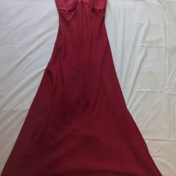 Vintage David Bridal Red Dress