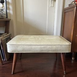 Mid century modern vintage foot rest / stool
