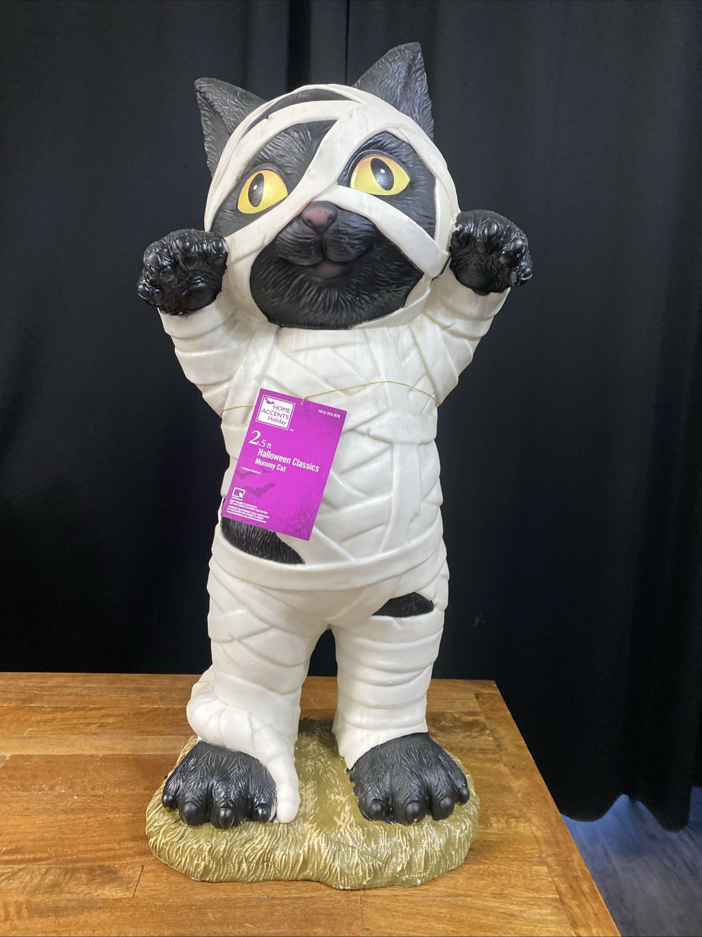 *NEW* 2.5 Ft Mummy Cat Halloween Blow Mold 2025 Home Depot