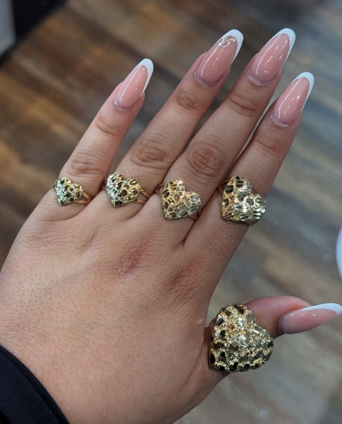 Male And Female Gold Nugget Jewelry