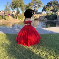 Red Quinceanera Dress