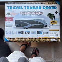 ADCO 36844 Designer Series Olefin HD Travel Trailer Cover 26’ 1”-28’6”