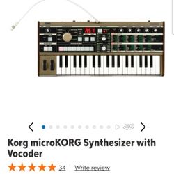 MicroKorg Synthesizer and Vocorder