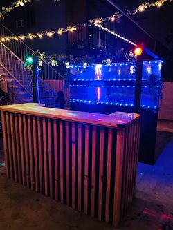 Collapsible bar set up