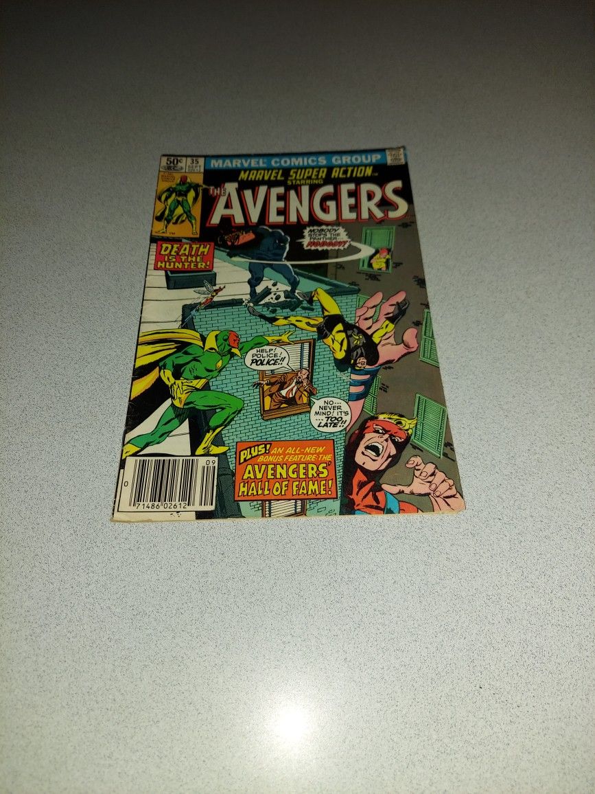 VINTAGE 1981 MARVEL SUPER ACTION STARRING THE AVENGERS COMIC 