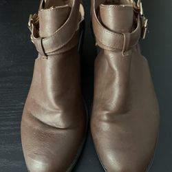 Womens Brown Ankle Boots Size 9.5