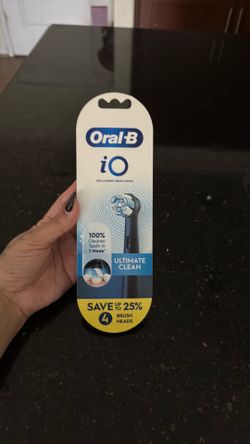 Oral-B iO Ultimate Clean Replacement Brush Heads, 4.0 ea