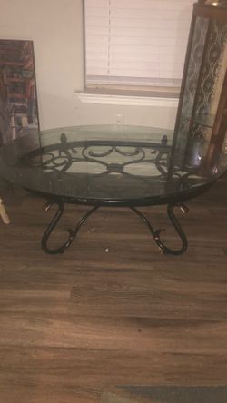 Wrought iron /glass table
