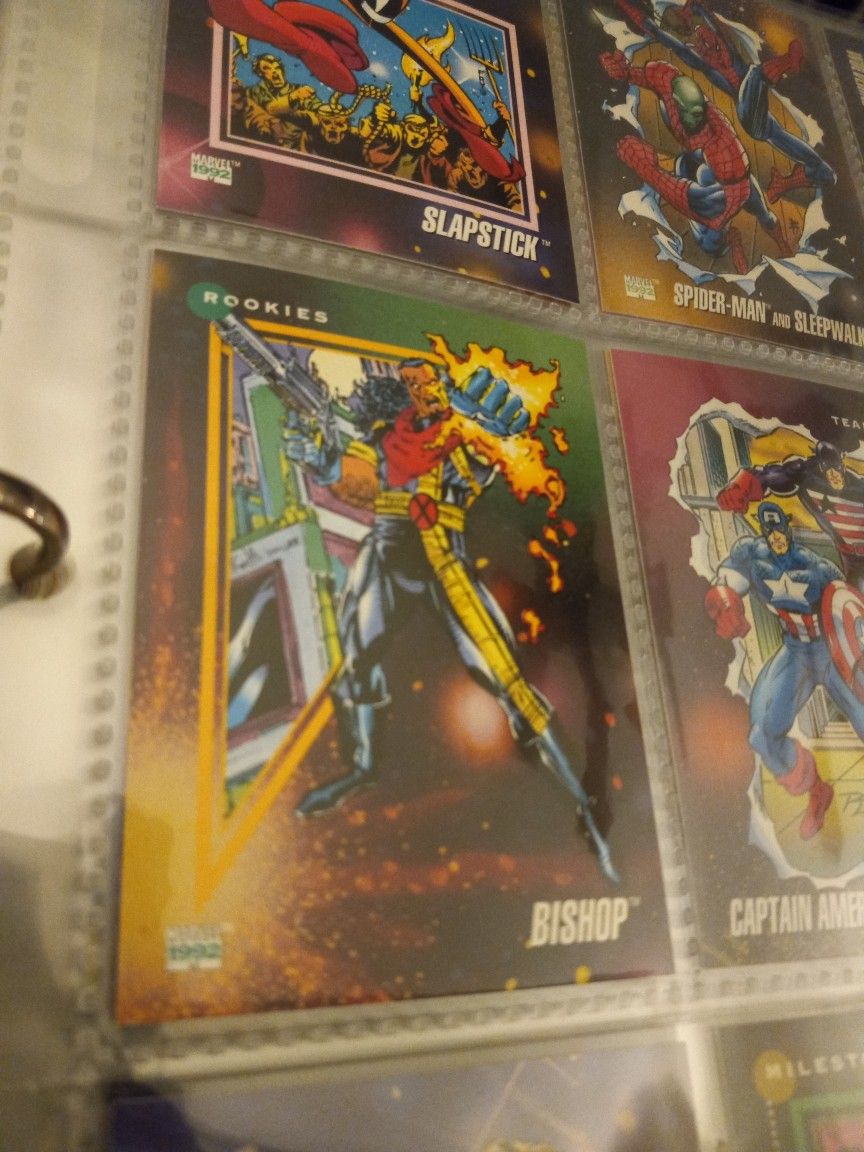 1992 Marvel Card. Bishop. *rookie card*
