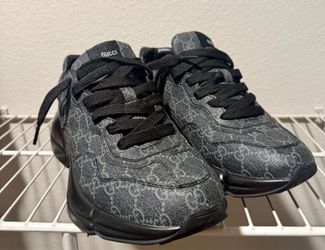 Gucci Rhyton Black GG Supreme Canvas
