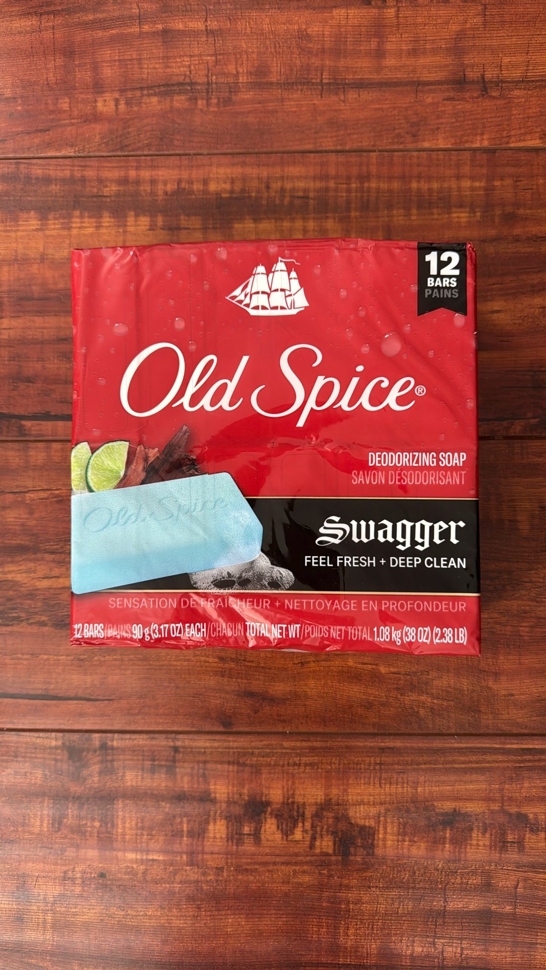 Old Spice Deodorizing Soap: SWAGGER  12 Bars