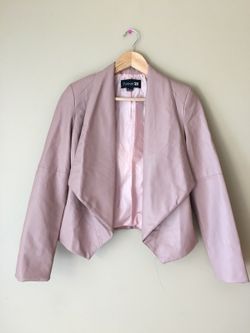 Forever 21 Blush Pink Leather Jacket