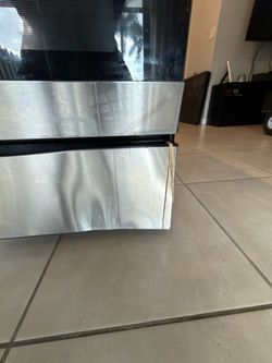 Used GE stainless steel range