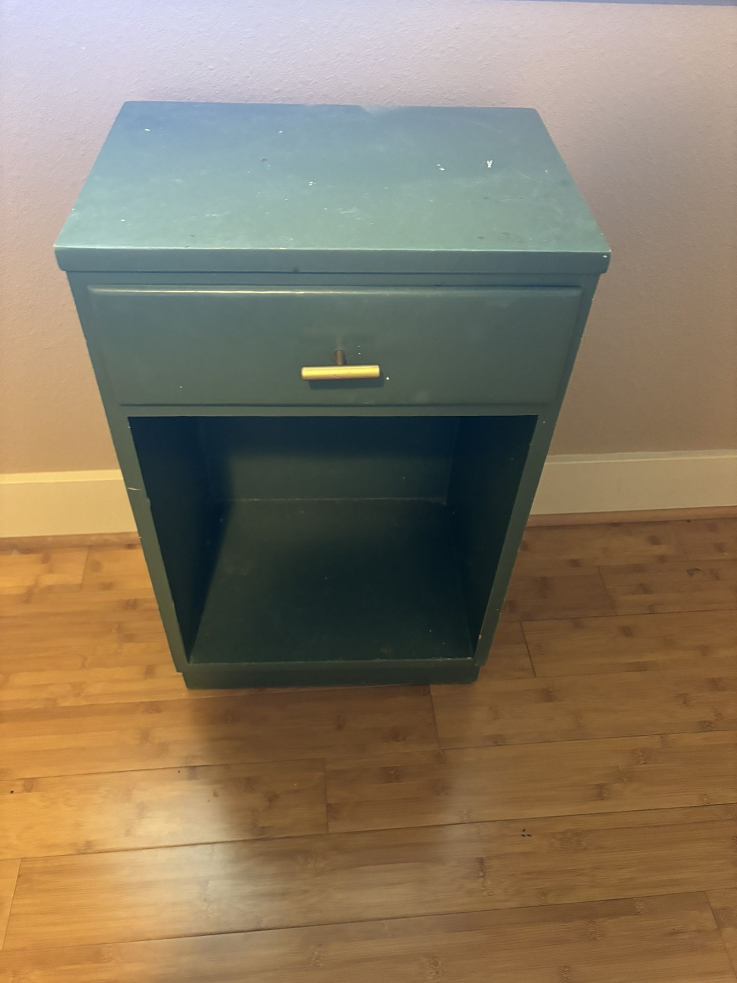 Cute Green Nightstand Or Cabinet 