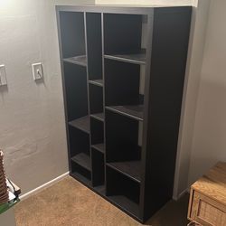 Ikea Book Case (Black Lite Wood Grain)