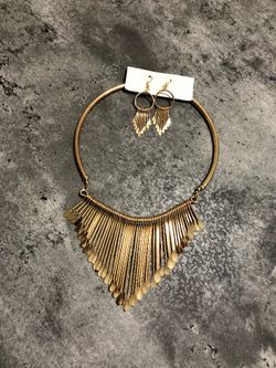 Necklace And Pair Of Earrings