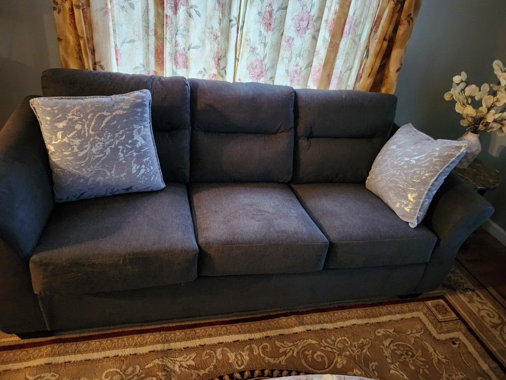 Dark Gray Sofa Set