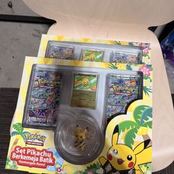 2 Box Set pokemon Batik Collection RARE