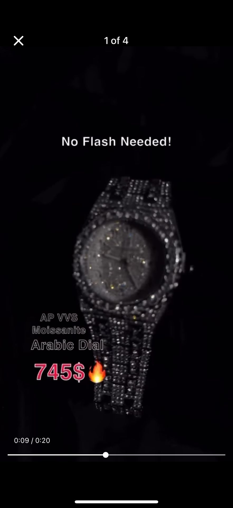 AP VVS MOISSANITE WATCH