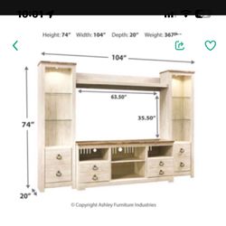 Ashley’s Furniture  Tv Stand 