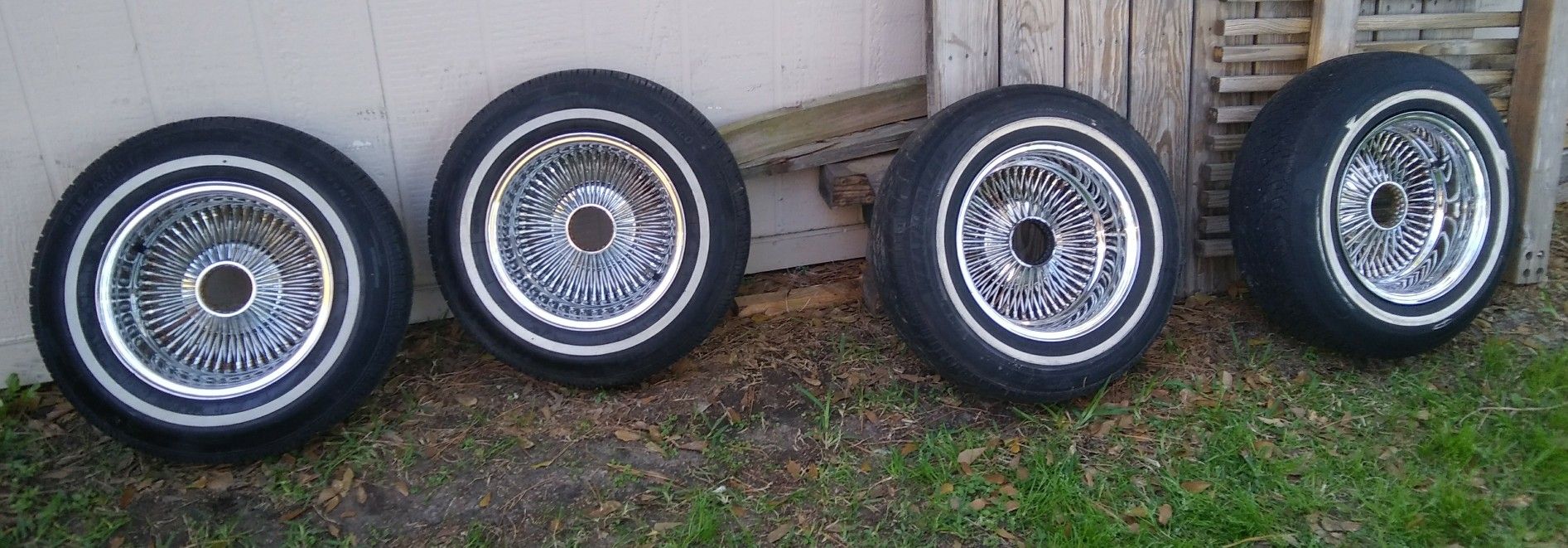 14x7 100 spoke lowrider wire rims