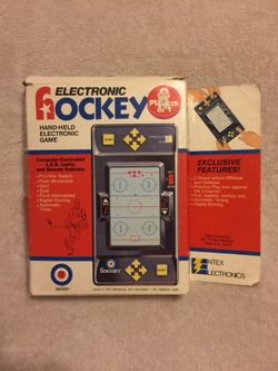 Vintage Entex Electronic Hockey Game