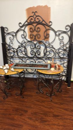 King headboard and footboard