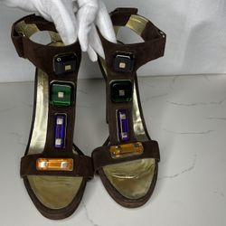 DSQUARED2 JEWEL WOMEN HEELS SIZE 38