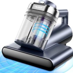 U pgrade Cordless Mattress Vacuum with 18kPa Ultra-Deep Suction, 2-Speed Bed Vacuum with 33000 RPM/Min Roller Brush, 253.7nm UV-C Light & LED Display,