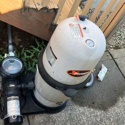 Hayward 1.5 Hp Pump And Hayward Cartridge Pool Filter