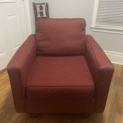 Maroon Love Seat