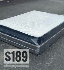Queen Mattress Set – Medium – Brand New – Delivery Available 🚚