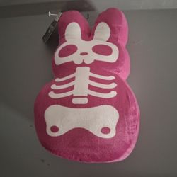 New Way To Celebrate Pink Skeleton Bunny Plush 10" Halloween