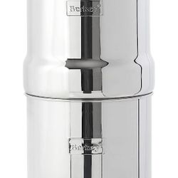 Big Berkey Gravity-Fed Stainless Steel Countertop Water Filter System 2.25 Gallon with 2 Authentic Black Berkey Elements BB9-2 Filters

