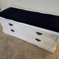 48" Wood Storage Chest 