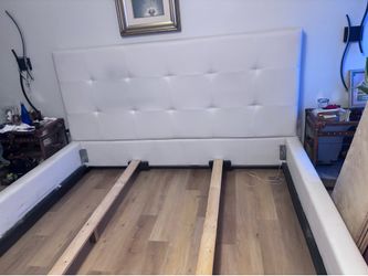 Bed frame headboard box spring