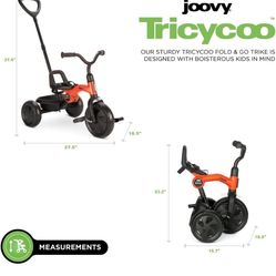 Joovy Tricycoo Fold & Go Toddler Tricycle