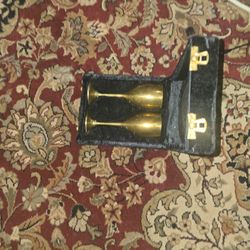 Antique Brass Wedding Toast Challis