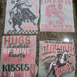 DTF TRANSFERS VALENTINES 