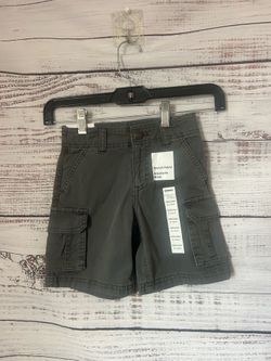 NWT Sonoma Gray Cargo Shorts for Kids size 4