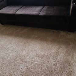 Brown Microfiber Couch/ Futon