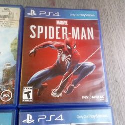 PlayStation 4 Games Bundled 40$ Cash All