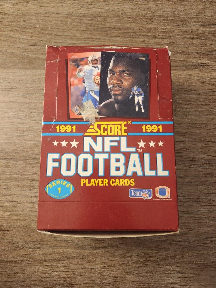 1991 Score Football Series 1 Box - 36 Total Packs